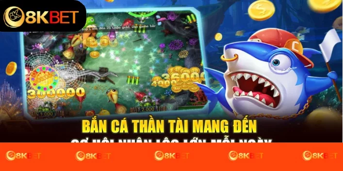 Bắn cá Thần Tài mang đến cơ hội nhận lộc lớn mỗi ngày