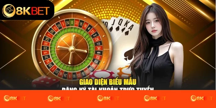 Giao diện biểu mẫu đăng ký tài khoản trực tuyến