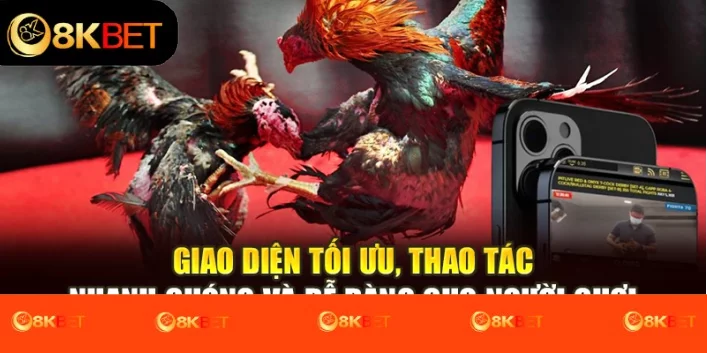 Giao diện tối ưu, thao tác nhanh chóng và dễ dàng cho người chơi Giao diện tối ưu, thao tác nhanh chóng và dễ dàng cho người chơi
