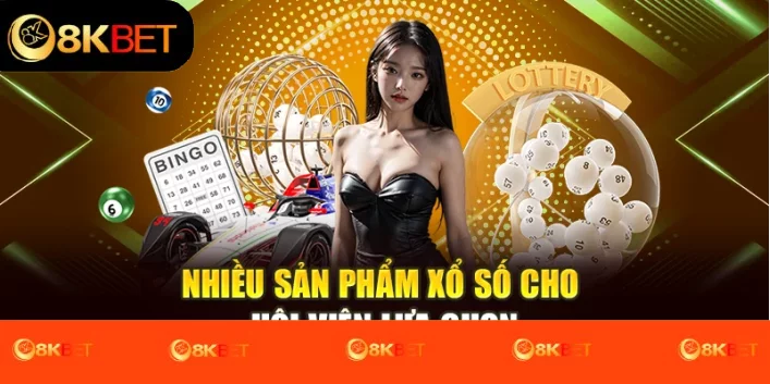 Nhiều sản phẩm xổ số cho hội viên lựa chọn